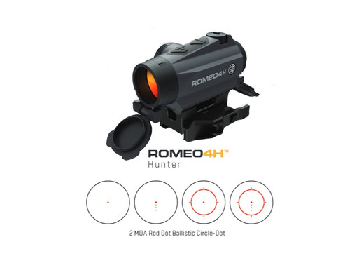 ROMEO4H 1X20 CRCLEDOT TORX/QRSIDE BATTERY|TORX & QR MOUNTSMotion Activated Illum. SystemTorx Mount and QR Mount Incl.