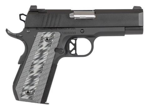 DW ECP 45ACP BLK 4 8+1 FS MSENHANCED COMMANDER PISTOLBobtailed Aluminum FrameChamfered MuzzleSquare Hammer & Flat K Trigger 8301