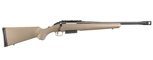 AMER RANCH 450BM FDE 16 TB16950| BL/FDE | 11/16X24 TPIRuger Muzzle BrakeScope Rail IncludedAdjustable Trigger 3430