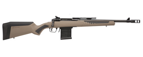 110 SCOUT 223REM BL/FDE 10RD57136 | MAGPUL MAG | 16.5 BBLMuzzle BrakeAccuStock with AccuFitForward Mounted Rail 9818