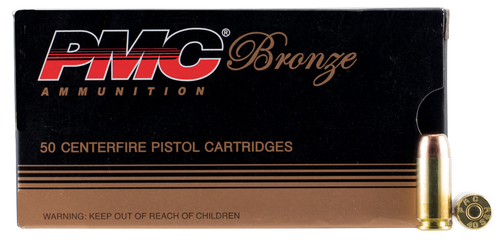   PMC 40E Bronze 40 S&W 180 gr Full Metal Jacket Flat Point (FMJFP) 50 ROUNDS