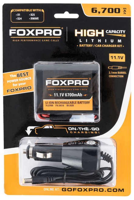 Foxpro HIBATTCHGG High Capacity 831621007877