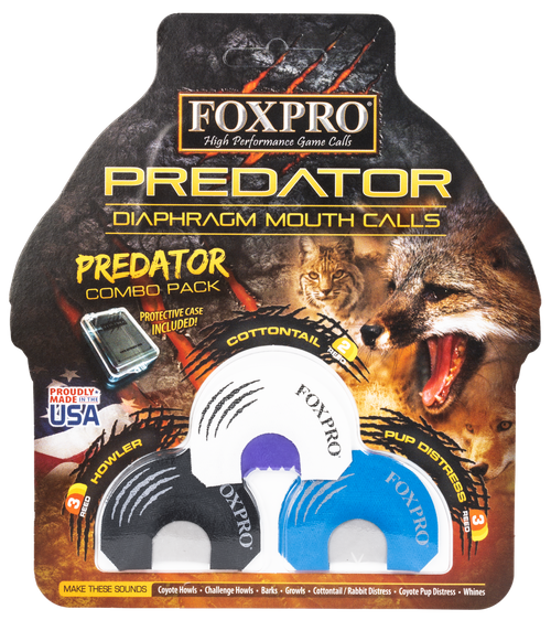 Foxpro One/Three Reed COYCOMBO Hunting Game Call 831621005286