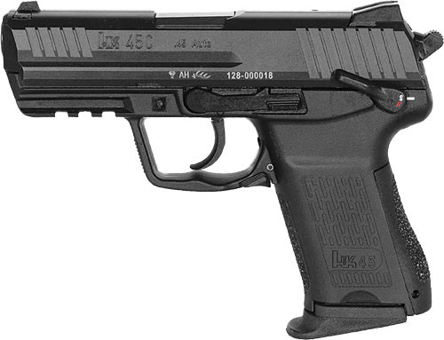 HK HK45C COMPT V1 DA/SA 45ACP 3.94BBL 2-8RD BLACK