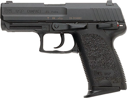 HK USP45 COMPACT V1 .45ACP 3.94 BBL 2-8RD BLACK