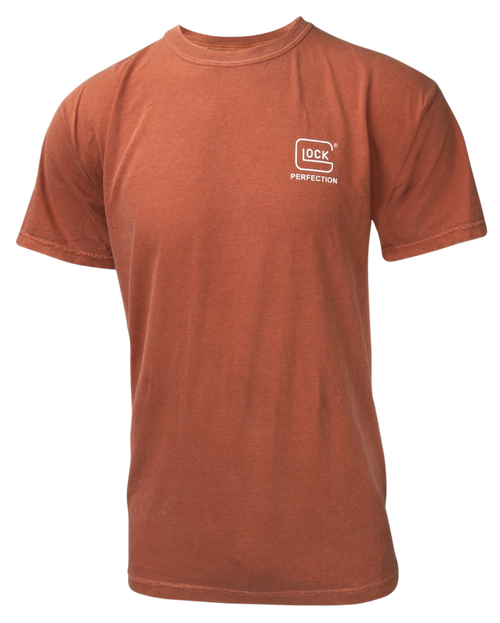 Glock AA75112 T-Shirt Rust Orange Small 764503042751