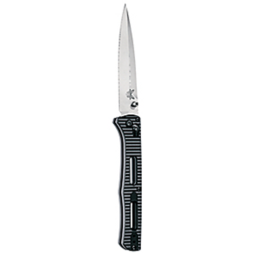  Benchmade Fact Folding Knife - 3.95" Plain Satin Spear-Point Blade