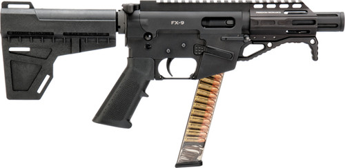 Freedom Ordnance AR-15 Pistol 9mm 4in 33rd Glock Magazine FX-9P4 FX-9P4