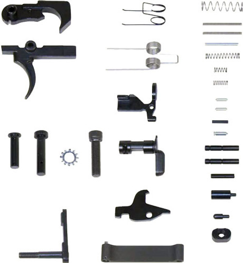 GUNTEC COMPLETE LOWER PARTS KIT AR15 WITHOUT GRIP