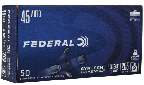 Federal S45SJT2 45 ACP Handgun Ammo 205gr 50 Rounds 604544671025