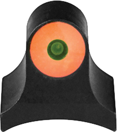 XS BIG DOT ORANGE SHOTGUN BEAD ON PLAIN BARREL