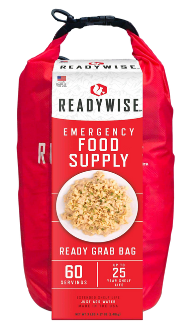 Wise Foods Emergency Food Kit RW01641 60 Serving Food 60 Servings 855491007430