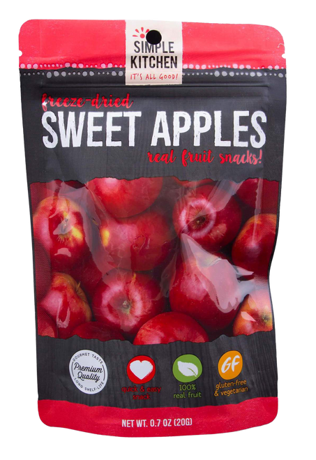 Wise Foods Outdoor Camping Pouches SK05910 Freeze Dried Fruit Sweet Apple Food 1 Serving Per Package 855491007126