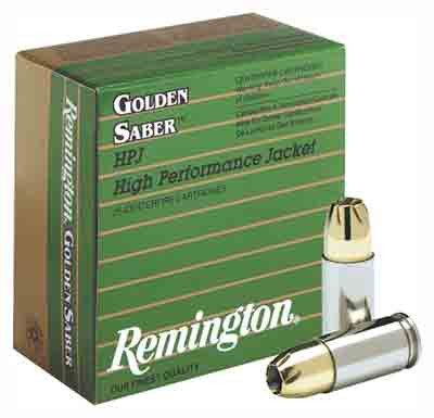 REMINGTON AMMO GOLD SABER .38SP+P 125GR. BJHP 25-PACK