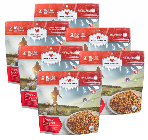 Wise Foods Outdoor Camping Pouches RW05005 Freeze Dried Entrees Food 2.5 Servings 851238005414