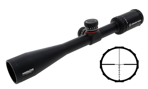 HARDLINE 4-12X40 1 .223 BDCRIFLESCOPE | BDC .223/5.56Waterproof/ShockproofSecond Focal PlaneSpring-Loaded Zero Reset