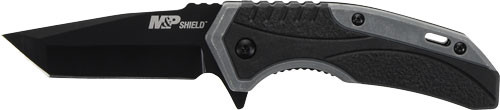 S&W KNIFE M&P SHIELD 2.8 TANTO SPRING ASSIST BLACK