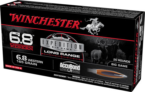 WIN AMMO SUPREME 6.8 WESTERN 160GR. ACCU-BOND LR 20-PACK