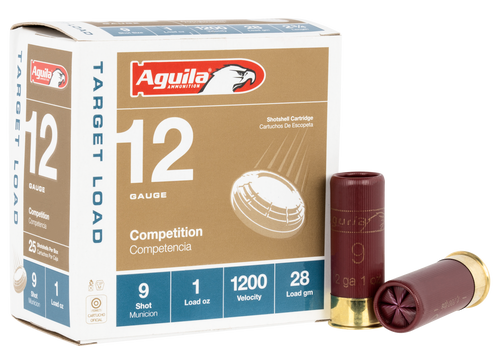 Aguila 1CHB1306 12 Gauge Lead Load Shotgun Ammo #9 2.75" 1 oz 25 Rounds 640420006277