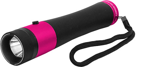 GUARD DOG IVY STUN GUN W/ 200 LUMEN LIGHT RECHARGEABLE PINK 8362