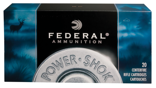 Federal -3006B Power-Shok  30-06 Springfield 180 GR Jacketed Soft Point (JSP) 20 rounds