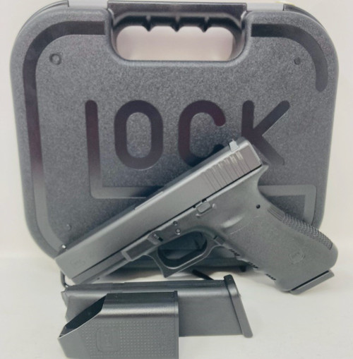 Glock PI2250203 G22 Gen3 40 S&W 4.49" Barrel 15+1, Black Frame & Slide, Finger Grooved Rough Texture Polymer Grip, Safe Action Trigger