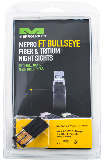 MEPRO USA LLC Fixed Rear Sight Tritium/Fiber Optic 631053408 Gun Sight 810013520088