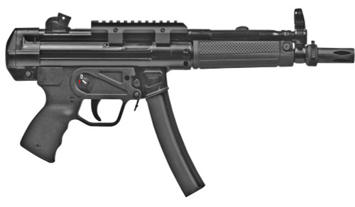 Century HG6034N- AP5 9mm Luger 8.90" 30+1 Black Black Polymer Grip Right Hand