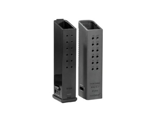 MAGEX2 EXTENSION KIT 10MM BLKKVA-MX2K10BL00Fits G20/G40 Magazines+18 rd. Extension33 rd. Total Capacity