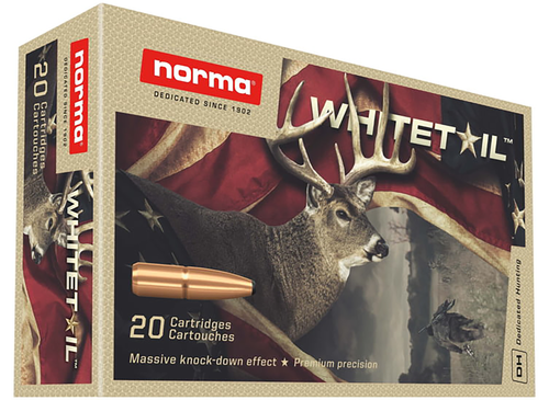 Norma (Ruag) 270 Win Ammunition 20169562 130 gr Pointed Soft Point 20 Rounds