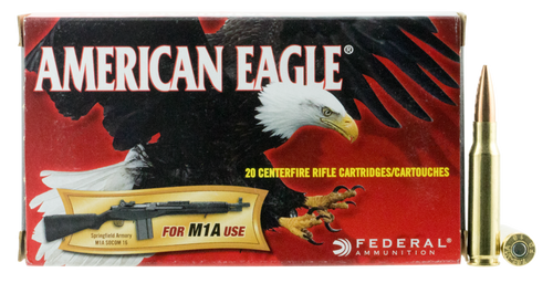 Federal A76251M1A  American Eagle  7.62x51 NATO 168 GR Open Tip Match (OTM) 20 rounds