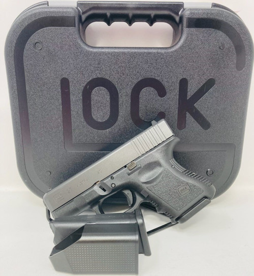 Glock PI2750201 G27 Gen3 Subcompact *CA Compliant 40 S&W 3.43" Barrel 9+1, Black Frame & Slide, Finger Grooved Textured Polymer Grip, Safe Action Trigger