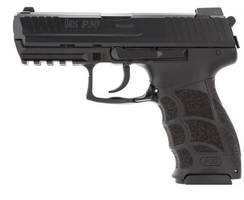 HK 81000110 P30 V3 9mm Luger 3.85"  10+1 (3) Black Black Steel Slide Black Interchangeable Backstrap Grip