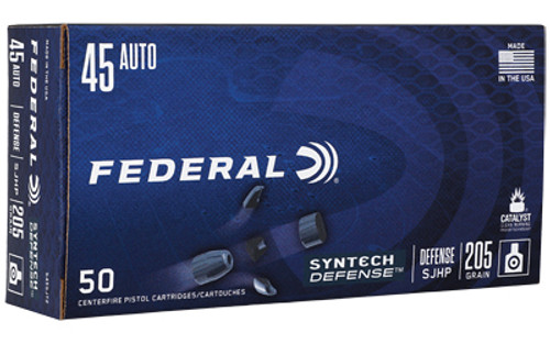 FED SYN DEF 45AUTO 205GR SJHP 50/500