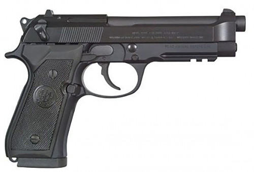 Beretta USA J9A9F11 92A1  9mm Luger 4.90" 10+1 Matte Black Black Steel Slide Checkered Black Polymer Grip