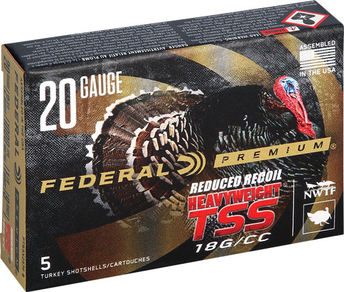 Federal 20 Gauge Shotgun Ammunition PTSSX257F9 2.75 #9 Non-Toxic 5 Shells