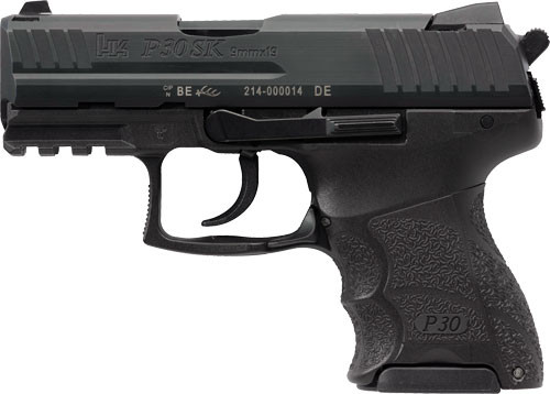   HK 81000086 P30SK Subcompact V3 *MA Compliant 9mm Luger 3.27" 10+1 (2) Black Black Steel Slide Black Interchangeable Backstrap Grip