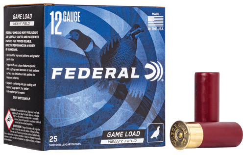 Federal 12 Gauge Shotgun Ammunition H1256 2.75 #6 25 Shells