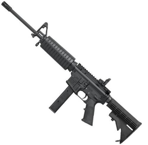 AR-15 CARB 9MM 16 BLK 32RDThread size 1/2x36