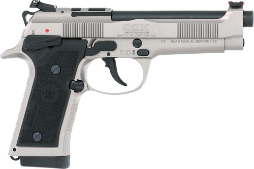 BERETTA 92X PERFORMANCE DEF W/RAIL ALLOY 15-SHOT 4.9 BBL