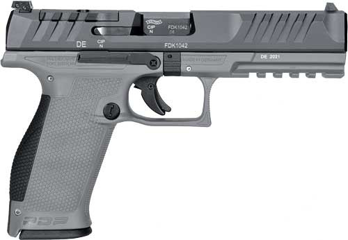 WALTHER PDP OR 9MM 5 18-SHOT GRAY POLYOMER FRAME