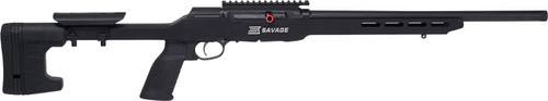 SAVAGE A22 PRECISION .22LR 18 HB MDT CHASSIS W/RAIL BLACK