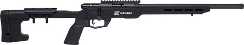 SAVAGE B22 PRECISION 17HMR 18 HB MDT CHASSIS W/RAIL BLACK