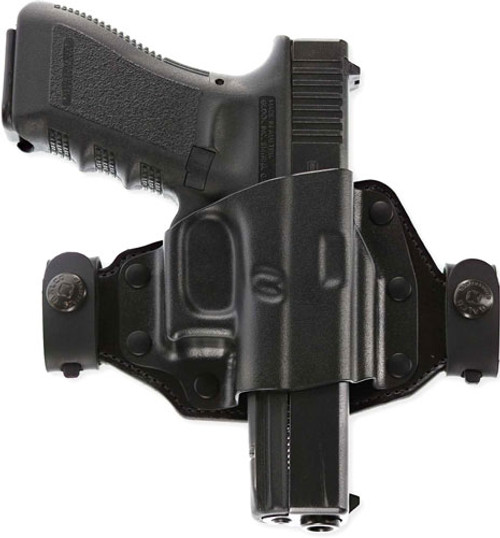 GALCO QUICK SLIDE BELT HOLSTER RH HYBRID S&W M&P 9/40 BLACK 2458