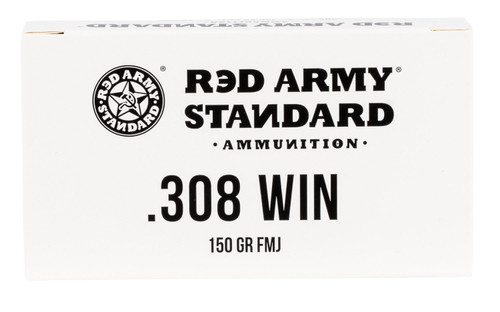 Red Army Standard AM3090 Red Army Standard 308 Win 150 grain Full Metal Jacket (FMJ) 20 rounds