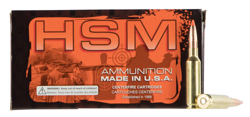 HSM 3082N Match 308 Win 168 gr Sierra MatchKing Hollow Point Boat-Tail 20 rounds