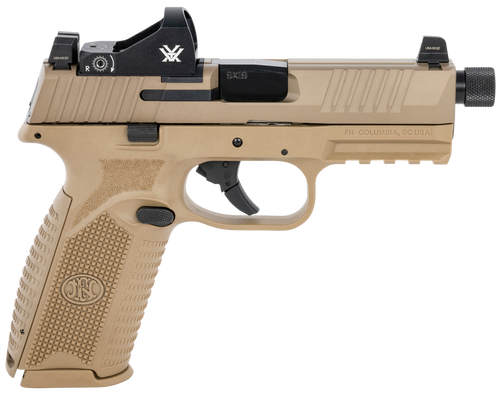 FN 66100847 9mm Luger Pistol Tactical 4.50" 10+1 845737012342