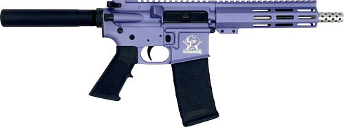 GLFA AR15 PISTOL .223 WYLDE 7.5 STAINLESS BBL WILD ORCHID