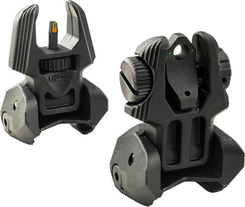 MEPROLIGHT FRONT & REAR FLIP UP SIGHTS TRITIUM 2 REAR DOTS 3819