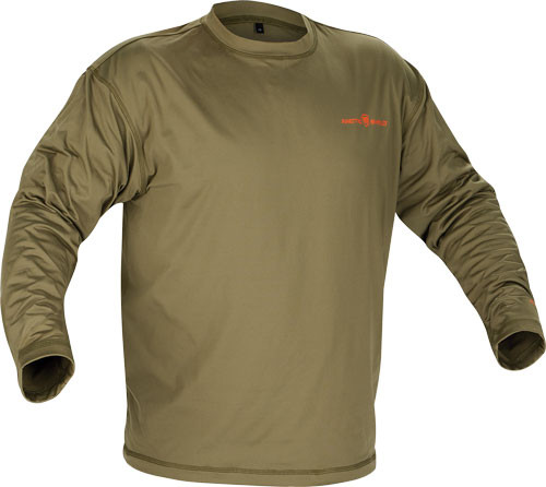 ARCTIC SHIELD LIGHTWEIGHT BASE LAYER TOP WINTER MOSS X-LARGE